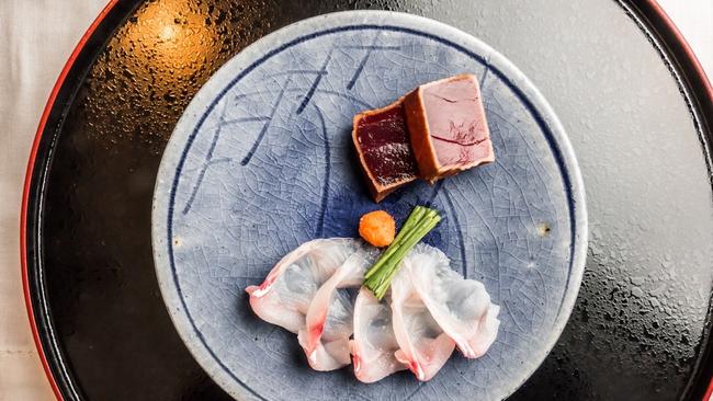 Sashimi plate at Yuki in Burnside.