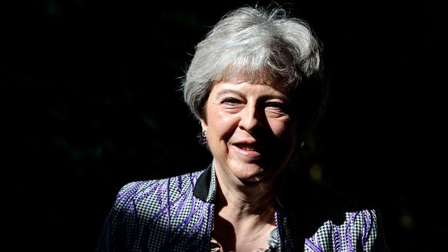 SONNING, ENGLAND - APRIL 21: British Prime Minister Theresa May and her husband Philip May attend their local church service on Easter Sunday on April 21, 2019 in Sonning, England. (Photo by Jack Taylor/Getty Images)