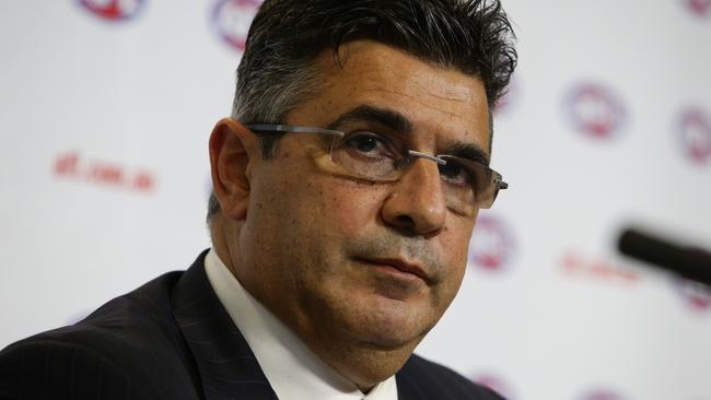 Paul Little and Andrew Demetriou didn’t necessarily see eye-to-eye.