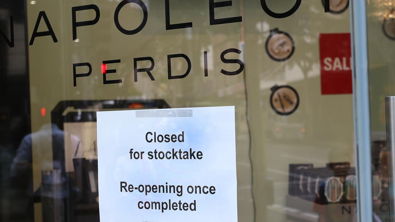 Napoleon Perdis makeup stores went into receivership last month. Picture: Richard Waugh/AAP