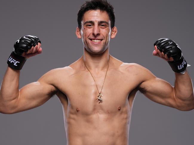 LAS VEGAS, NEVADA - MARCH 02: Steve Erceg of Australia poses for a portrait after his victory during the UFC Fight Night event at UFC APEX on March 02, 2024 in Las Vegas, Nevada. (Photo by Mike Roach/Zuffa LLC via Getty Images)