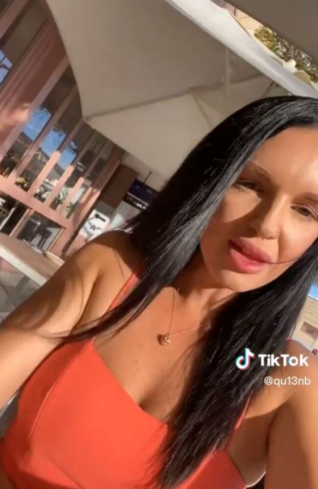 Bree said she is often told she ‘doesn’t look like a truckie’. Picture: TikTok/qu13nb