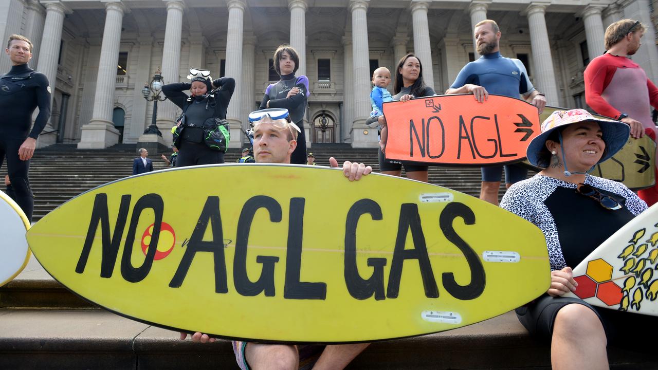 Protesters had rallied against AGL’s proposal. Picture: NCA NewsWire/Andrew Henshaw