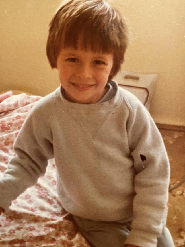 A young Kobi. Picture: Kobi Simmat