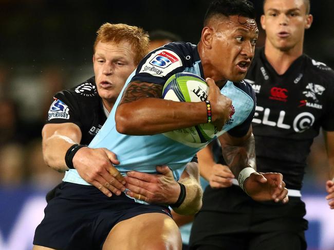 Israel Folau was a stand out in an otherwise ordinary Tahs performance.