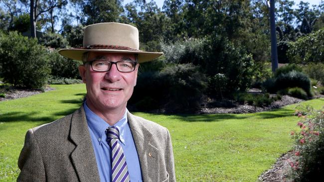 Ross McKinnon at the Mt Coot-Tha Botanic Gardens. Photo Steve Pohlner