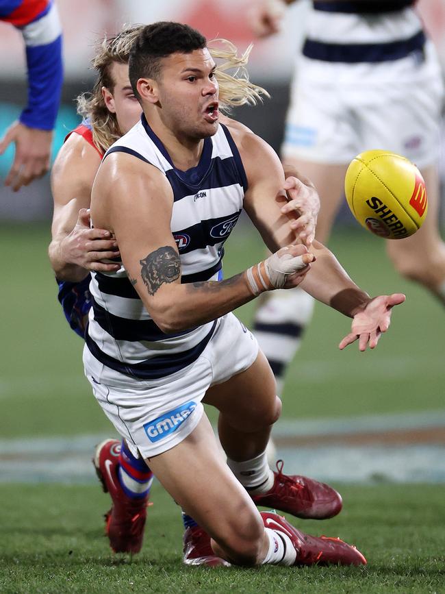 Brandan Parfitt returned against the Bulldogs. Picture: Mark Stewart