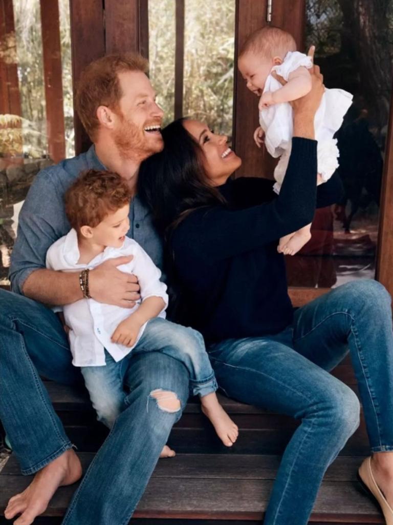 Archie and Lilibet could join their parents in the UK. Picture: Alexi Lubomirski/Handout/The Duke and Duchess of Sussex