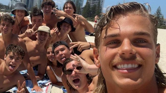 Western Bulldogs star Bailey Smith has had to learn to live with fame. Picture: Instagram @bazlenka