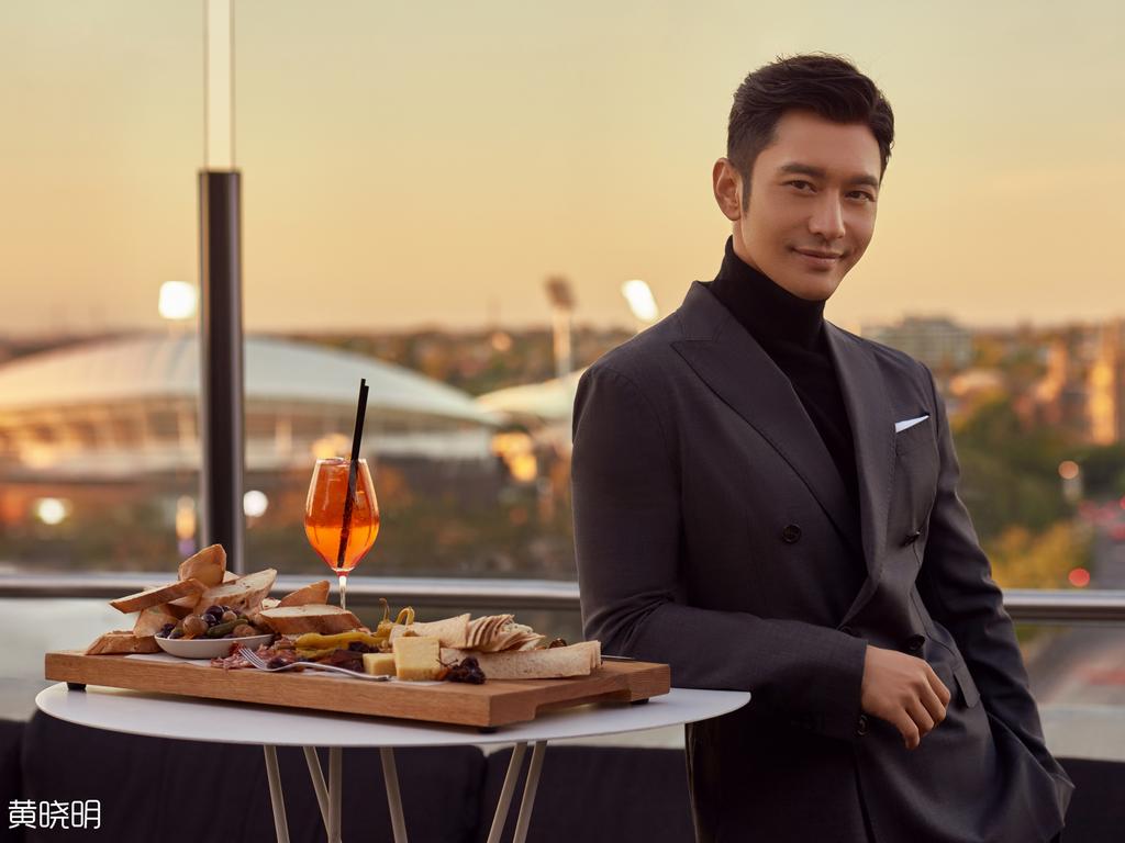 Huang Xiaoming at rooftop bar 2KW in the city. Picture: South Australian Tourism Commission