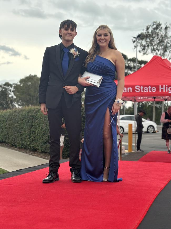 The students of Urangan State High School celebrating their formal.