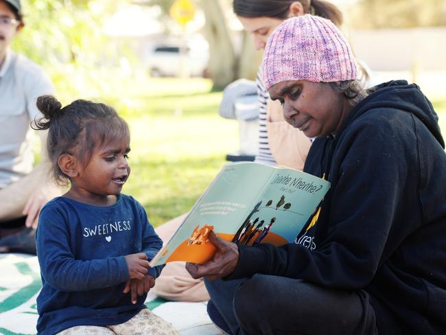 Children's Ground staff members delivering services in Alice Springs. Picture: Supplied