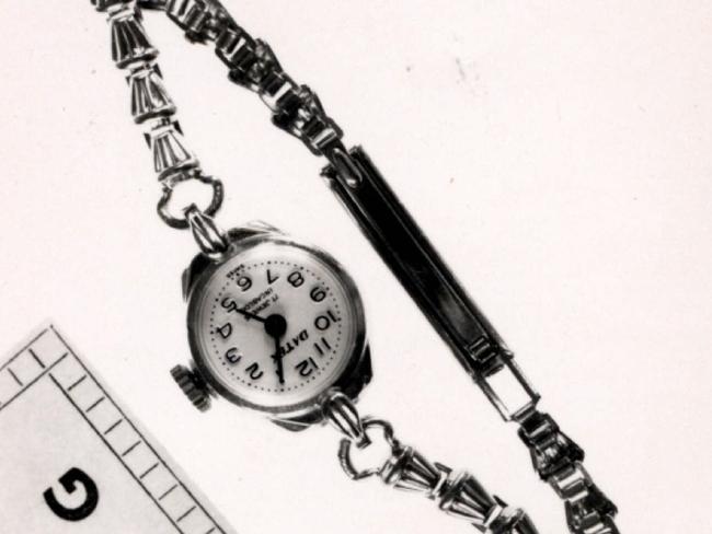 A watch similar to the one that Gaye Baker was wearing when she disappeared.