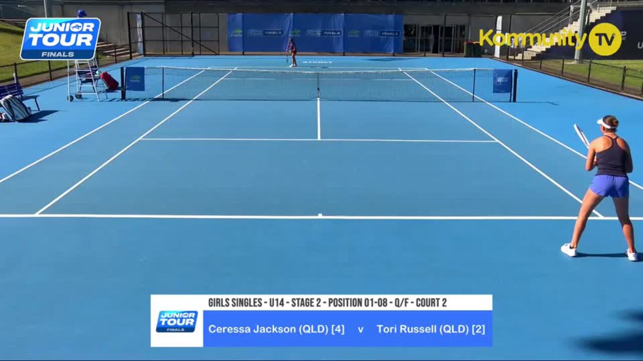 Replay: Ceressa Jackson v Tori Russell (U14 Girls Singles QF) – 2024 Tennis Australia Junior Tour Masters U12, U14 Day 5