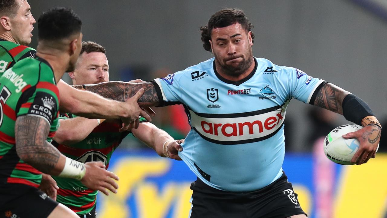 Andrew Fifita is hoping to play for Tonga. Picture: Jason McCawley/Getty Images