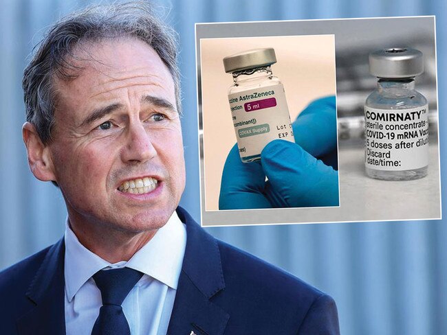 Federal Health Minister Greg Hunts vaccination figures arent worth boasting about. Pictures: