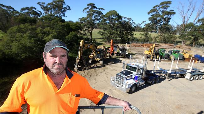 Orbost harvest and haulage logging contractor Rob Brunt says the government’s compensation to offset shutting down native forest harvesting was “an insult.