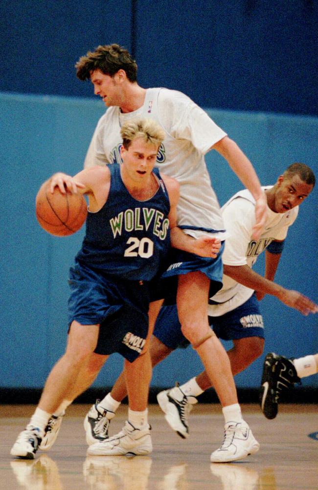 Shane ‘The Hammer’ Heal during a Minnesota Timberwolves trial.