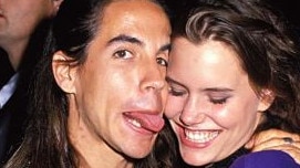Anthony Kiedis and Ione Skye