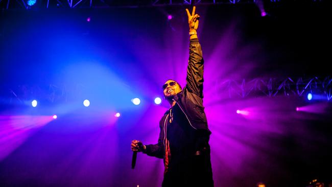 Nas performs at Byron Bay Bluesfest 2017
