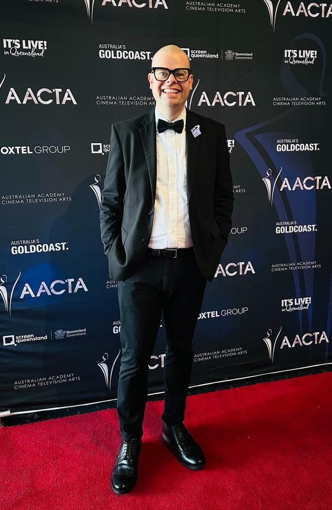 Benjamin Zable at AACTA Oscars Screening at the Home of the Arts, Gold Coast. Picture: Jessie Jean