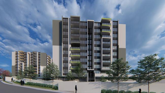 The towers will be built on a 1.3ha site. Picture: Supplied.