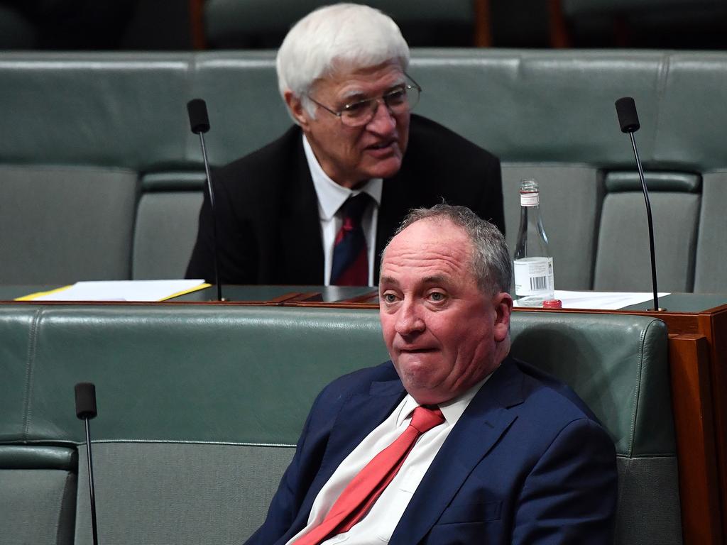 Barnaby Joyce is refusing to rule out going for the top job again. Picture: Sam Mooy/Getty Images