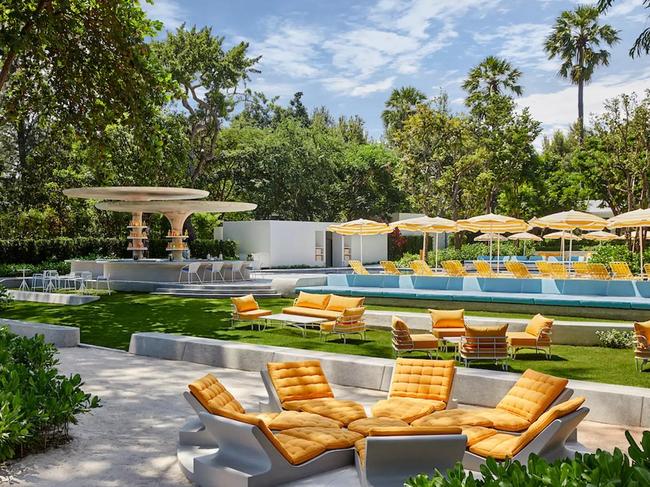 The poolside area at The Standard Hua Hin.