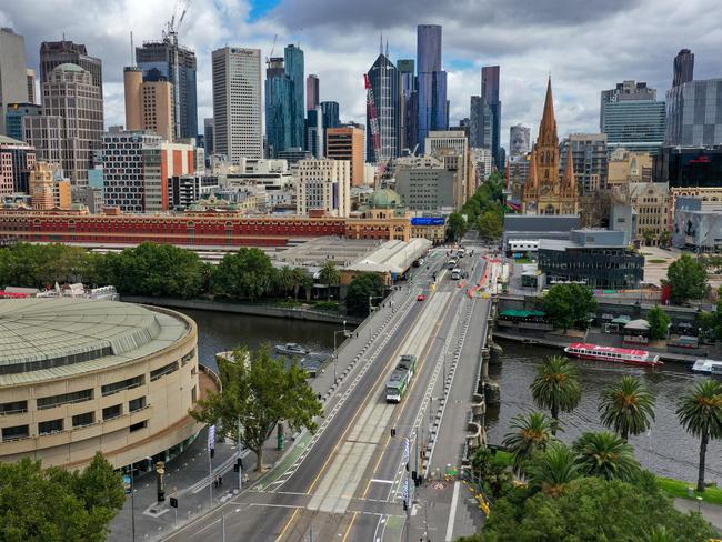 Princes Bridge. Picture: Alex Coppel