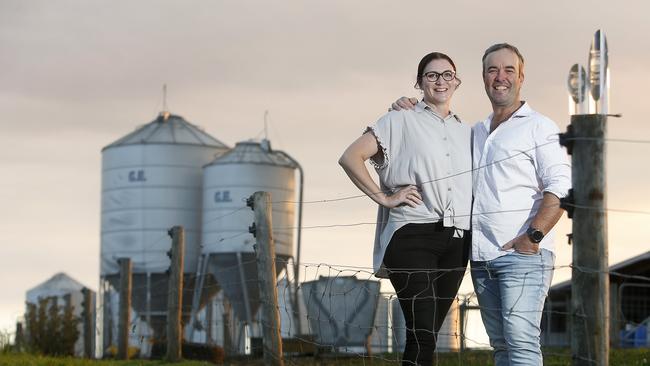 Farmer of the Year 2020 winners Alli and Matt Reid, Carlisle River. Picture: Yuri Kouzmin