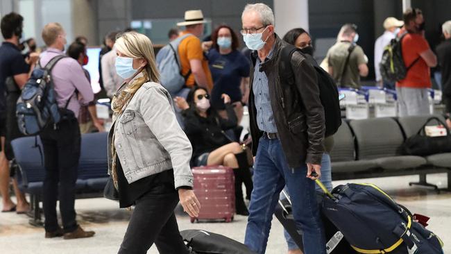 Covid has hit Sydney Airport hard. Picture: Liam Kidston.