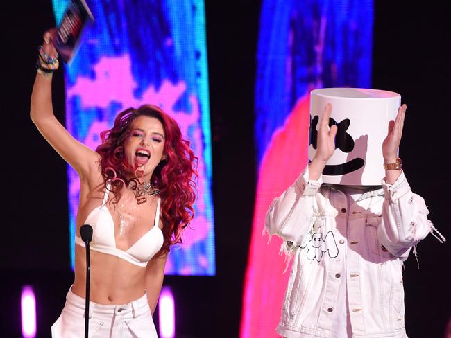 Bella Thorne and Marshmello.