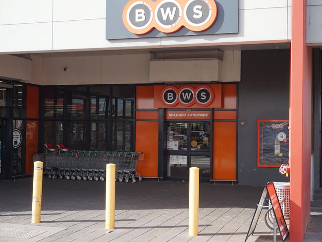 The BWS store at Mildura's Langtree Ave. Picture: Michael DiFabrizio