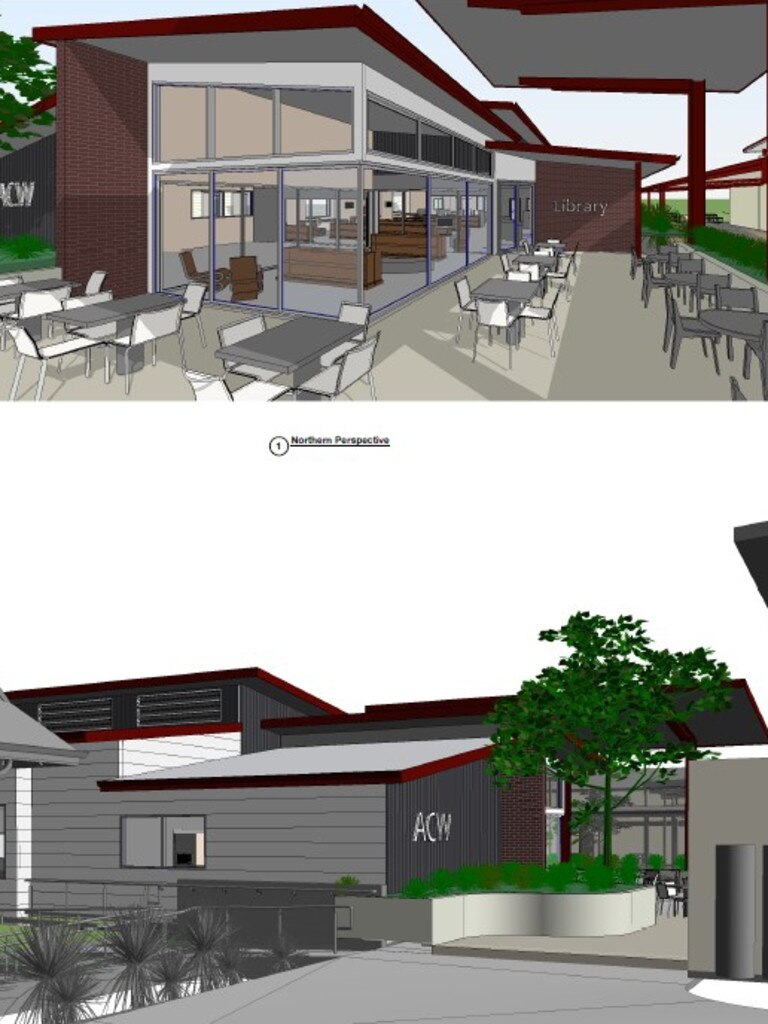 Plans for new Assumption College learning centre. Photo: Contributed