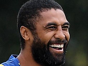 Parramatta Eels player Michael Jennings takes part in a team training session at the Old Saleyards Reserve, in Sydney, Tuesday, February 5, 2019. (AAP Image/Dan Himbrechts) NO ARCHIVING