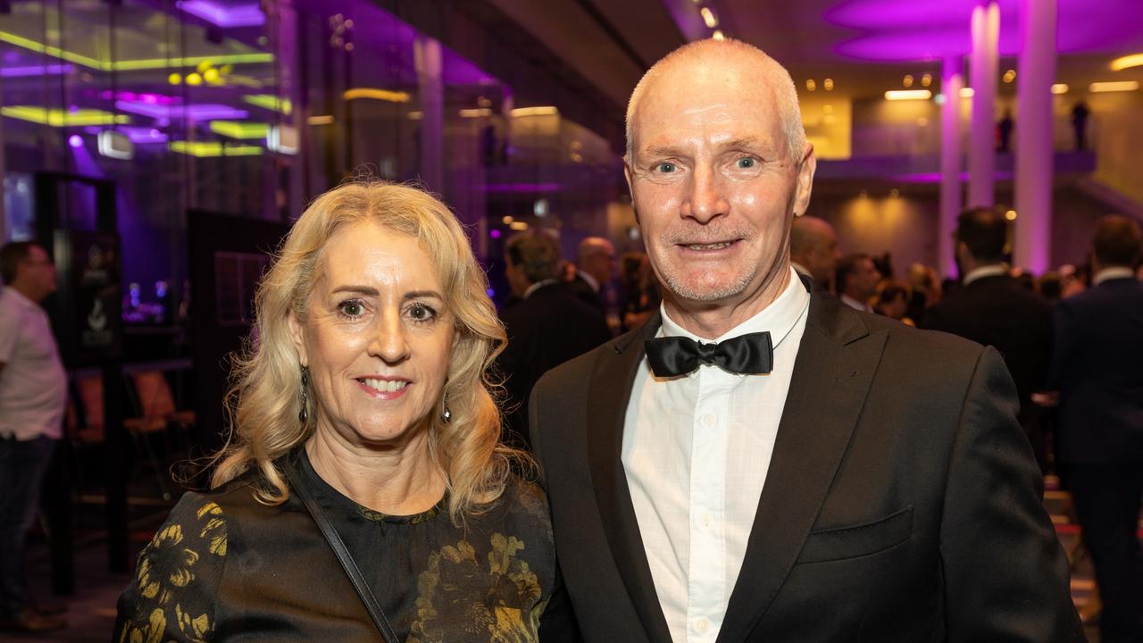 Louise Batchelor and Damian Nugent at the 54th Sports Star of the Year Awards at RACV Royal Pines. THE PULSE . Picture: Celeste Humphrey