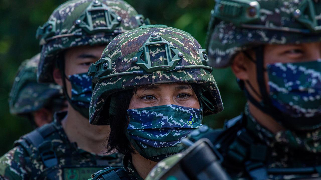 Taiwan has long been preparing for a Chinese invasion. Picture: Annabelle Chih/Getty