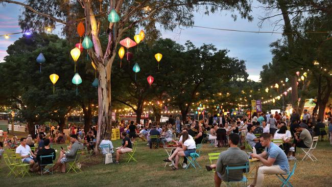 A Garden of Unearthly Delights opening night in the Eastern Parklands. Picture Dean Martin