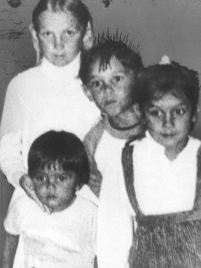 he Lasserre children (from left) Lorraine (13), Robert (6), Trevor (11) and Tonia (9)