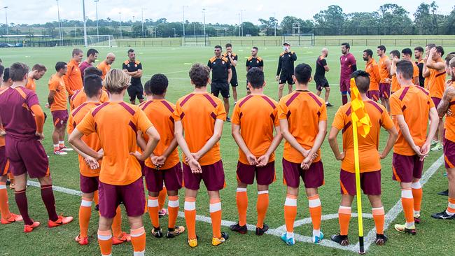 Brisbane Roar at the Heritage Park training ground in Logan.