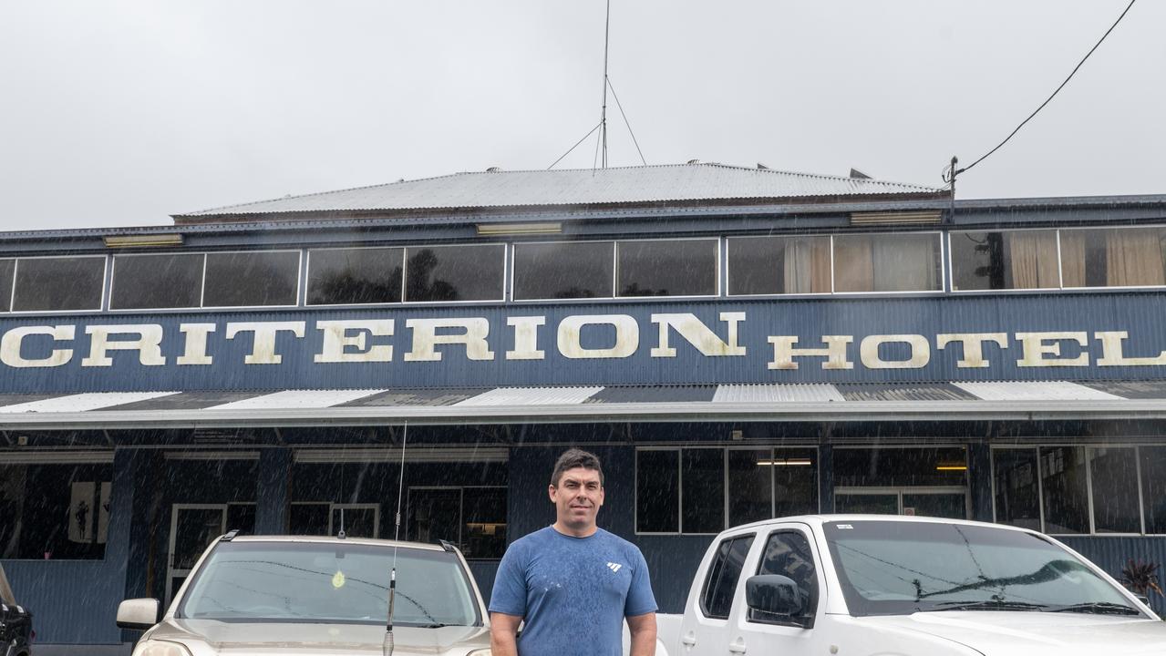 Criterion Hotel owner Adam Carter, Monday January 16, 2022. Picture: Michaela Harlow