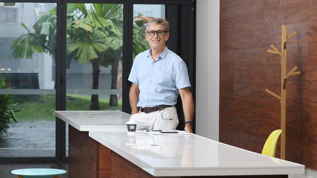 Renew Cairns project manager Phil Druery in an office space in Shields Street which will be used by the Golden Orb collective of artists. Picture: Brendan Radke