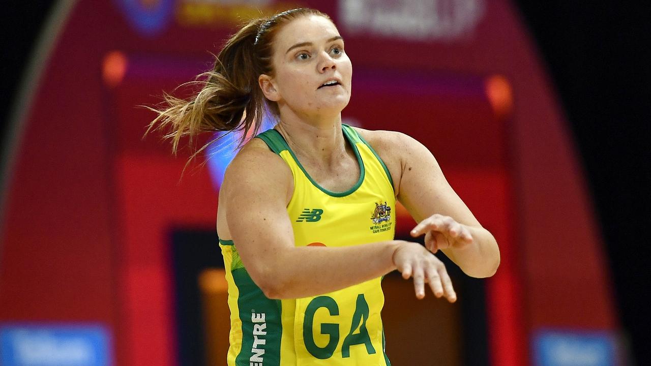 Vice-captain Steph Wood retired from Diamonds netball after the World Cup win. Picture: Ashley Vlotman/Gallo Images/Netball World Cup