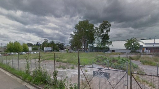 The proposed site of a 46-storey tower on High St, Penrith, as it currently stands. Picture: Supplied
