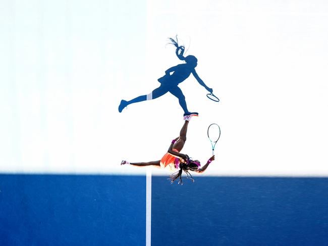 Coco Gauff at Melbourne Park in Melbourne on Monday, January 17, 2022. MANDATORY PHOTO CREDIT Scott Barbour/TENNIS AUSTRALIA