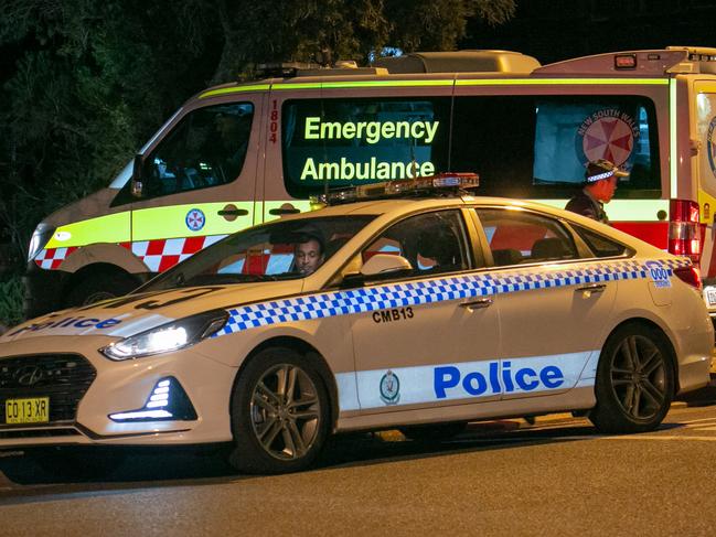 Police and Ambulance dealing with a mental patient who was acting dangerously on Park Rd Rydalmere