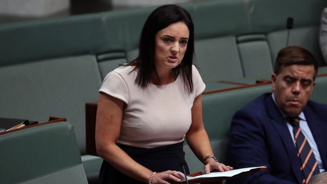 Emma Husar defends her reputation in the House of Representatives yesterday. Picture: Gary Ramage