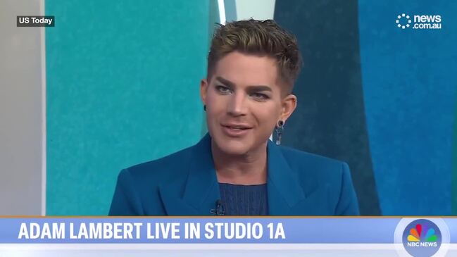 Adam Lambert debuts dramatic weight loss