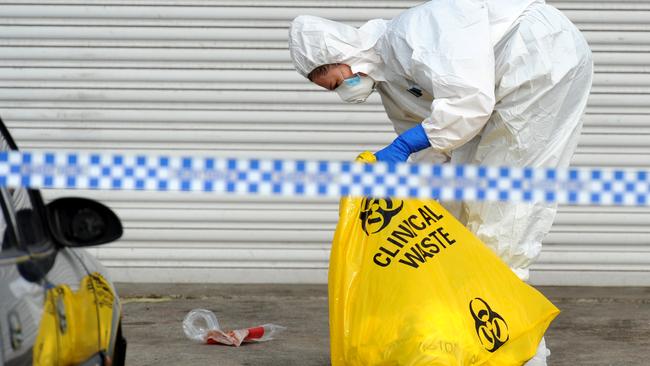 The shooting is the fourth firearm incident to occur in Melbourne in 10 days, with five men killed. Picture: Andrew Henshaw