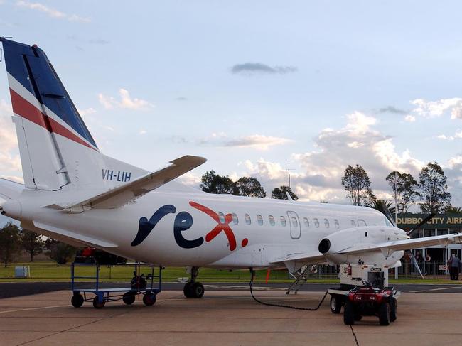 Rex has a fleet of 61 Saab 340s which are used on regional routes. Picture: Supplied.